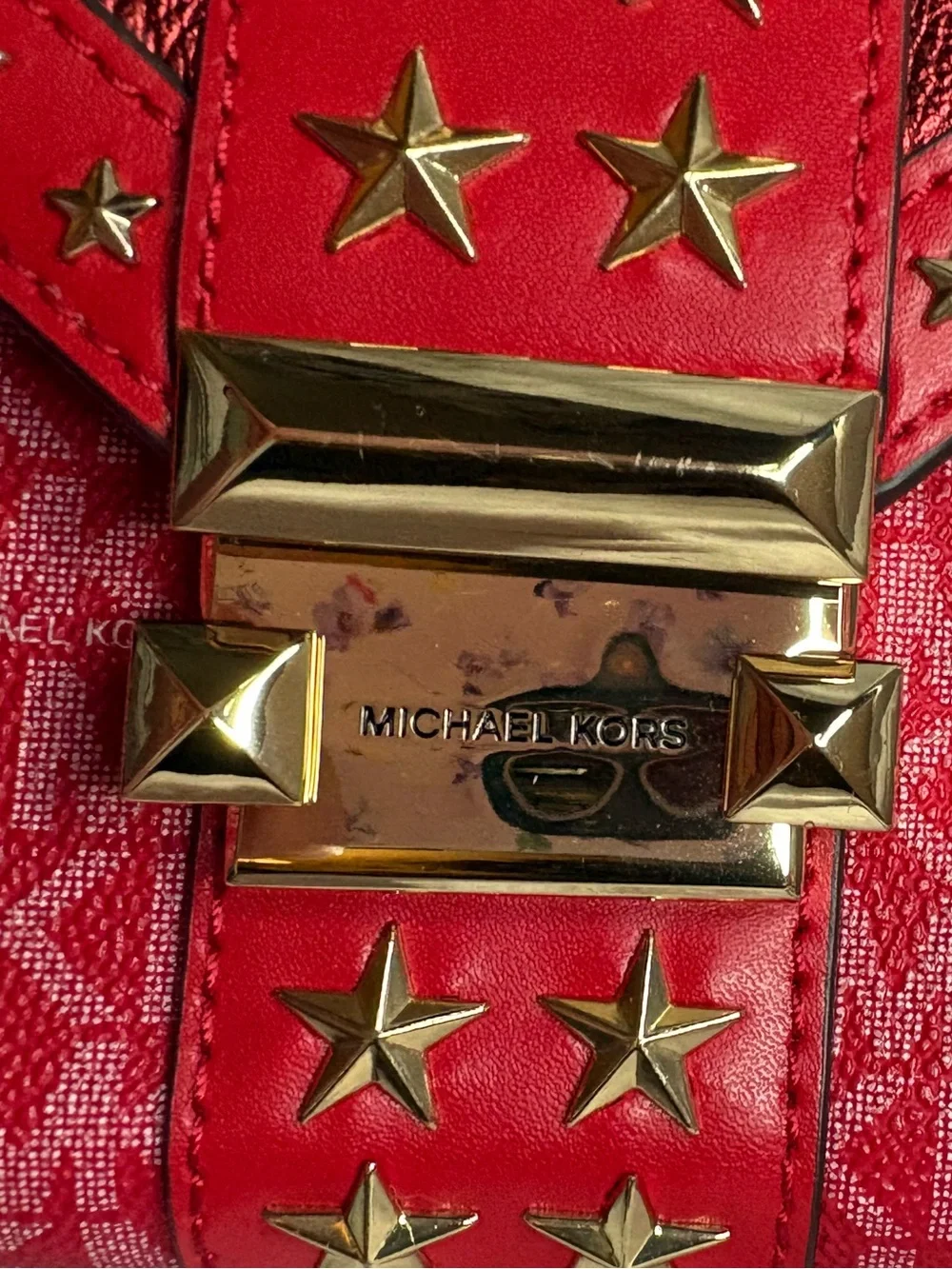 Michael Kors bold red